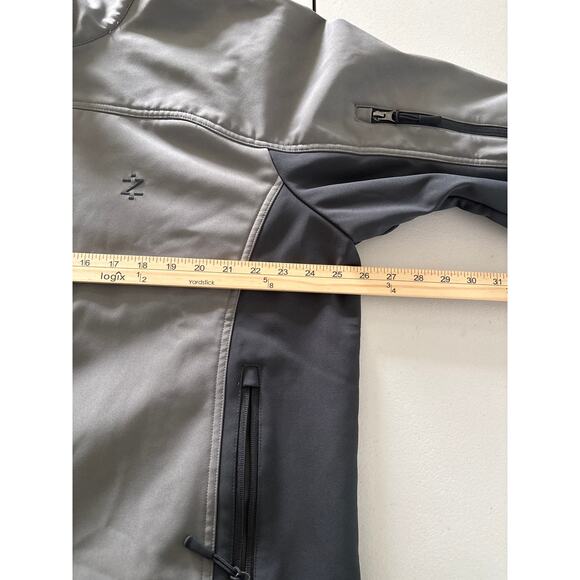IZOD Performx Men's Jacket XXLGray Stretch Full Zip Golf Activewear - Picture 5 of 14